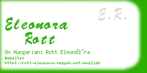 eleonora rott business card